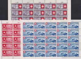 1939, Nr.219-221 (Landesausstellung) BOGEN postfrisch. 375.-