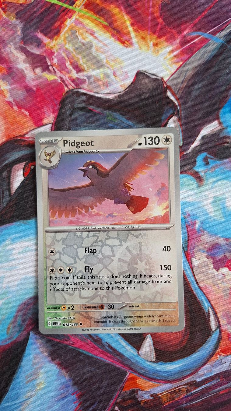 Pokémon Carte collezionabili: Pidgeot Tauboss - Reverse Holo - Pokemon Mew 151 – Usato da Altstätten SG venduto da GGsGameshop