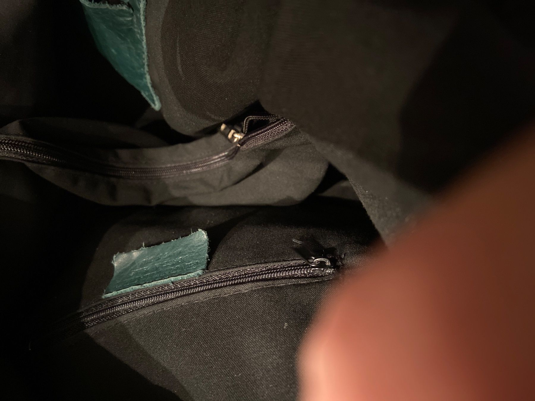 Taschen für Damen: Echtleder Tasche in Dunkelgrün – Gebraucht aus Klingnau von jazz065 8