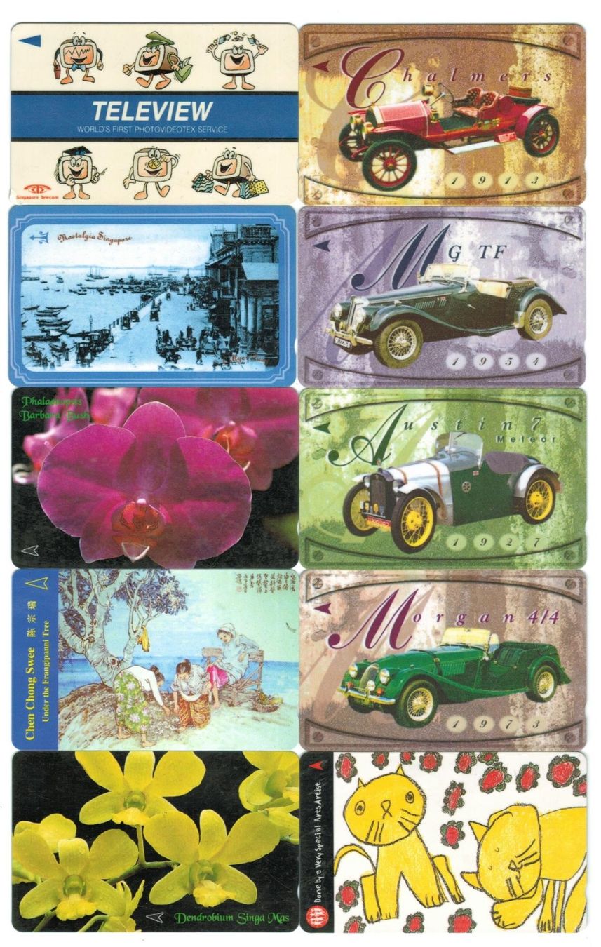 Cartes de téléphone: 10 Telefonkarten Singapur – D'occasion à Zürich par Tolima194