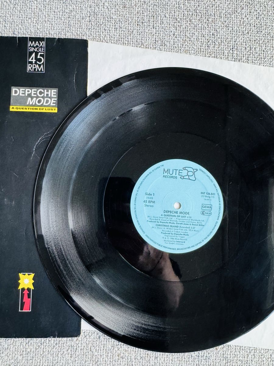Dischi in vinile: Depeche Mode -  A Question Of Lust - 12" Maxi - 80s – Usato da Rorbas venduto da BlackstarRecords 2