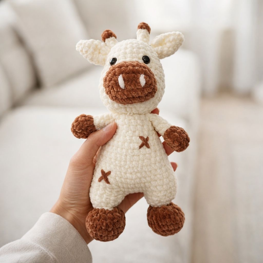 Giocattoli: Kuschel Giraffe | Giraffe aus Chenille-Garn – Nuovo e nell'imballaggio originale da Luzern venduto da KiarasAtelier 1