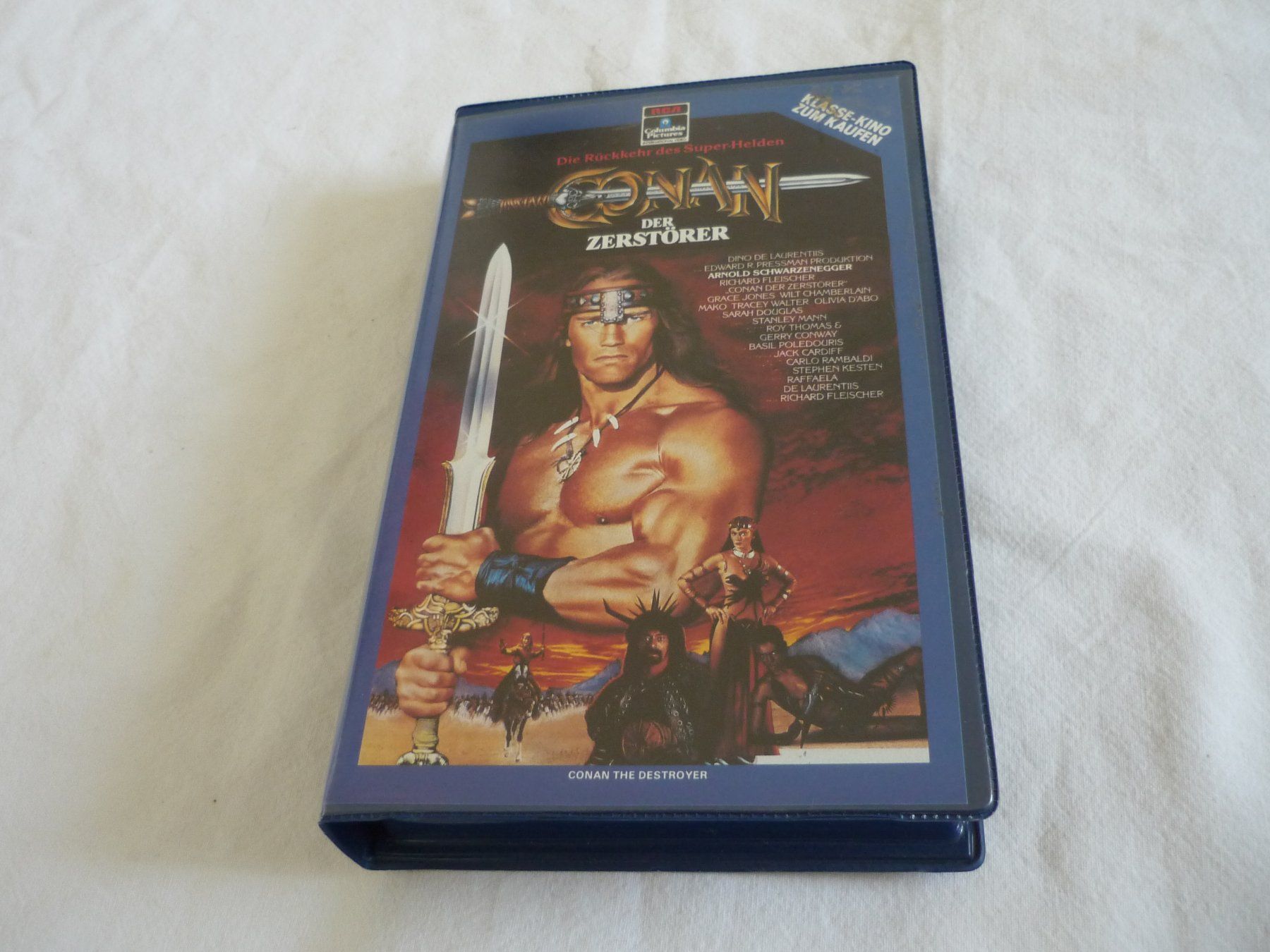 Tutti i VHS: VHS Kassette - Conan der Zerstörer - Arnold Schwarzenegger – Usato da Beringen venduto da Flatretriever