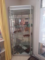 Glasvitrine Eckvitrine Alu Beleuchtung Top-Zustand