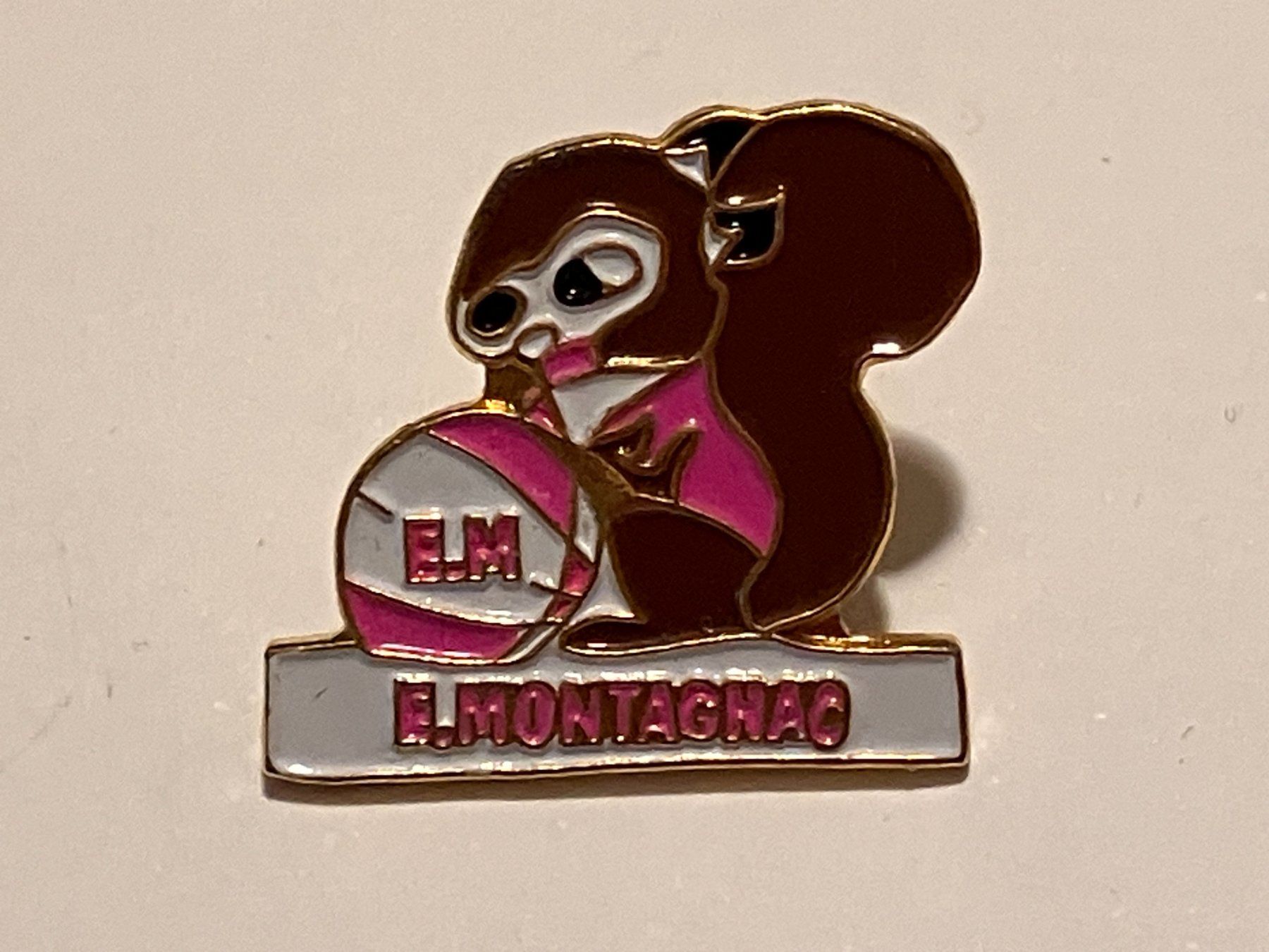 Plaketten & Abzeichen: 1 Pin E. Montagnac – Gebraucht aus Basel von djwwpp