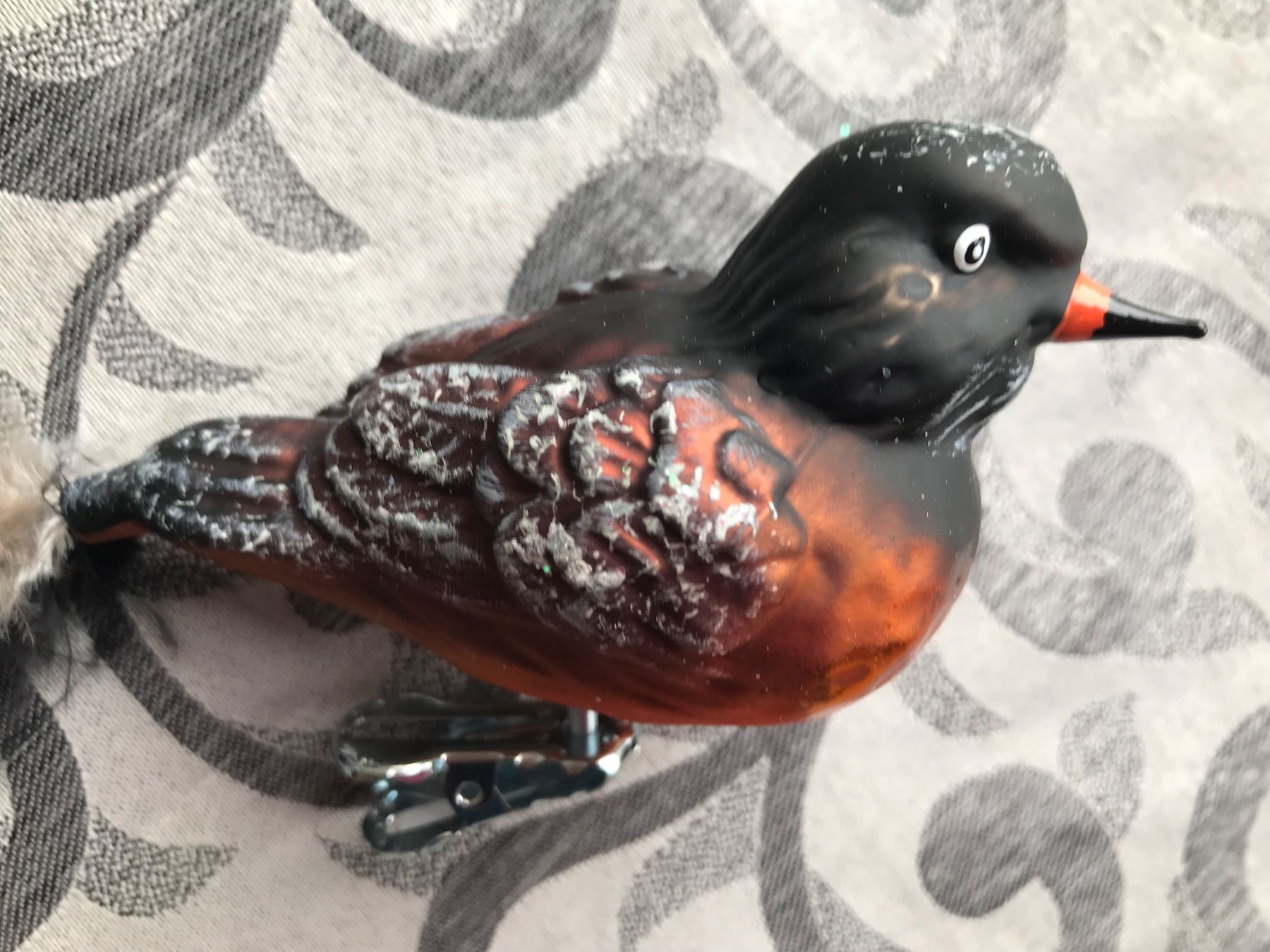 Tutte le decorazioni: Wanderdrossel Vogel Christbaumschmuck – Nuovo e nell'imballaggio originale da Alpnach Dorf venduto da marvo 1