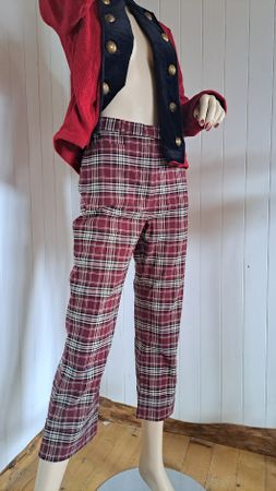 ANNA MONTANA 90s vtg Highwaist Hose XS  34 Zigarette Pencil