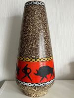 Vase vintage marqué 45-40 fait à la main en céramique