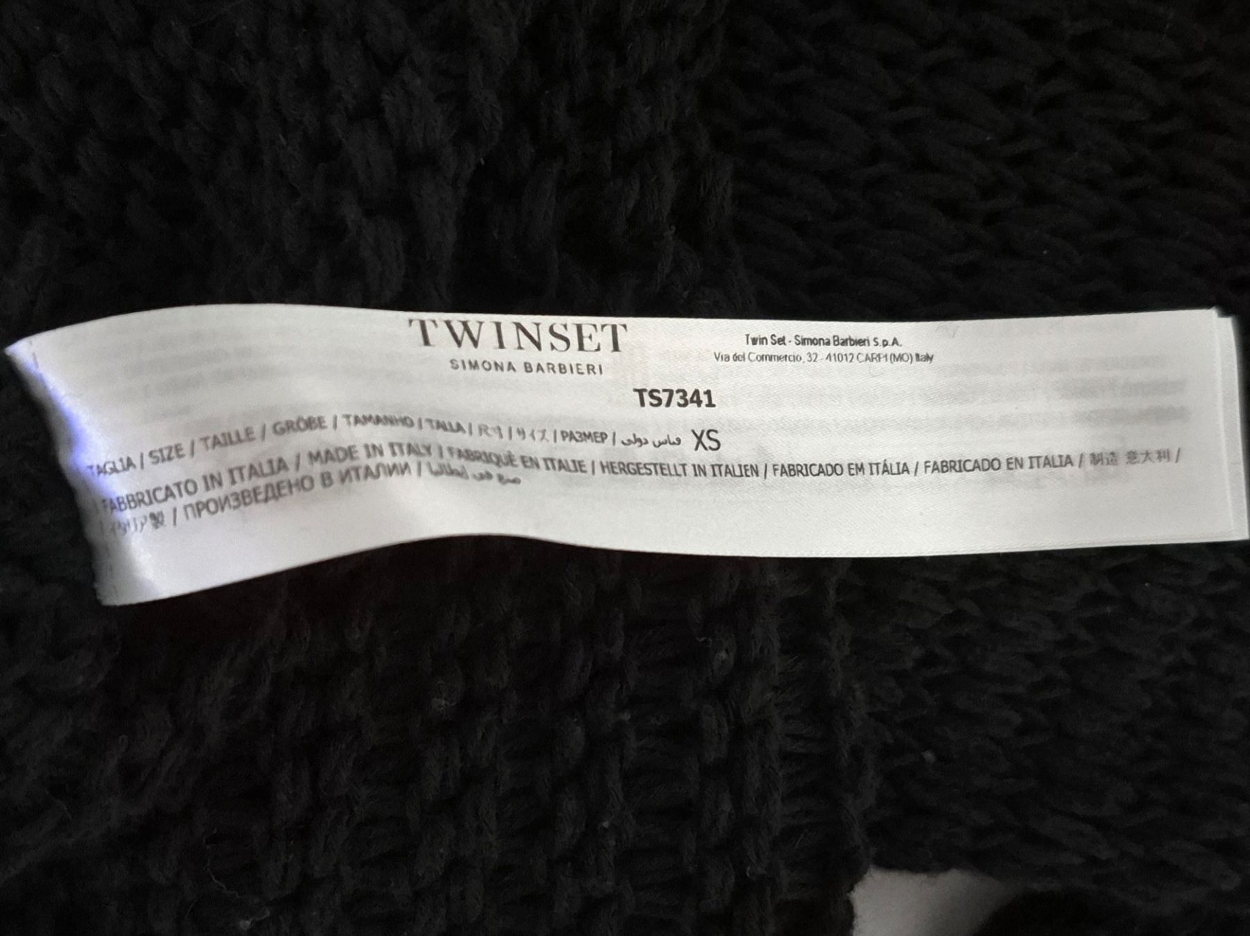 Twinset Pulls & Sweat-shirts: Schwarzer Strick Pullover kurzarm TWINSET Gr. xs – D'occasion à Zürich par Roberto040 5