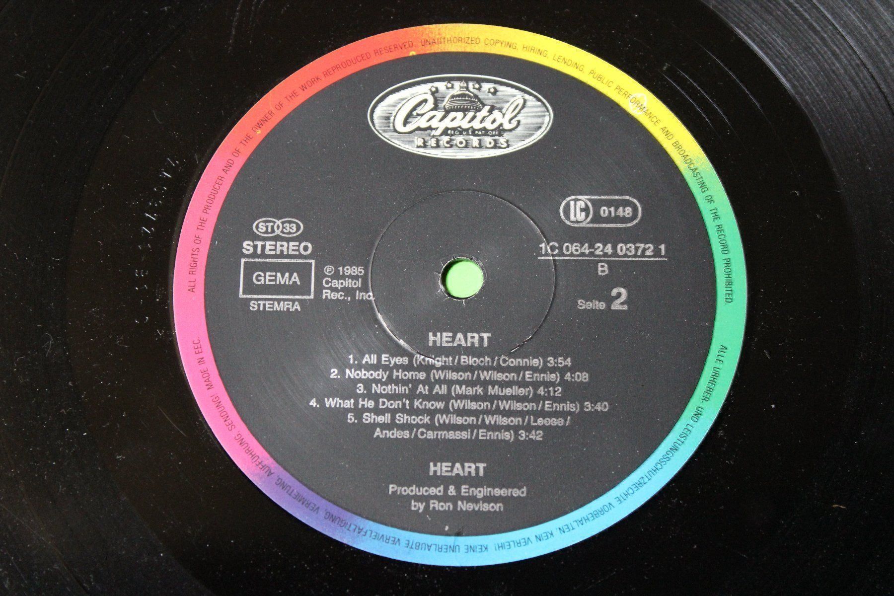 Dischi in vinile: HEART - HEART 1985 LP mit "Never" "These dreams" – Usato da Tübach venduto da JamesStone 4