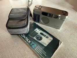 Contax T2 Champagne Farbe Analog Kamera