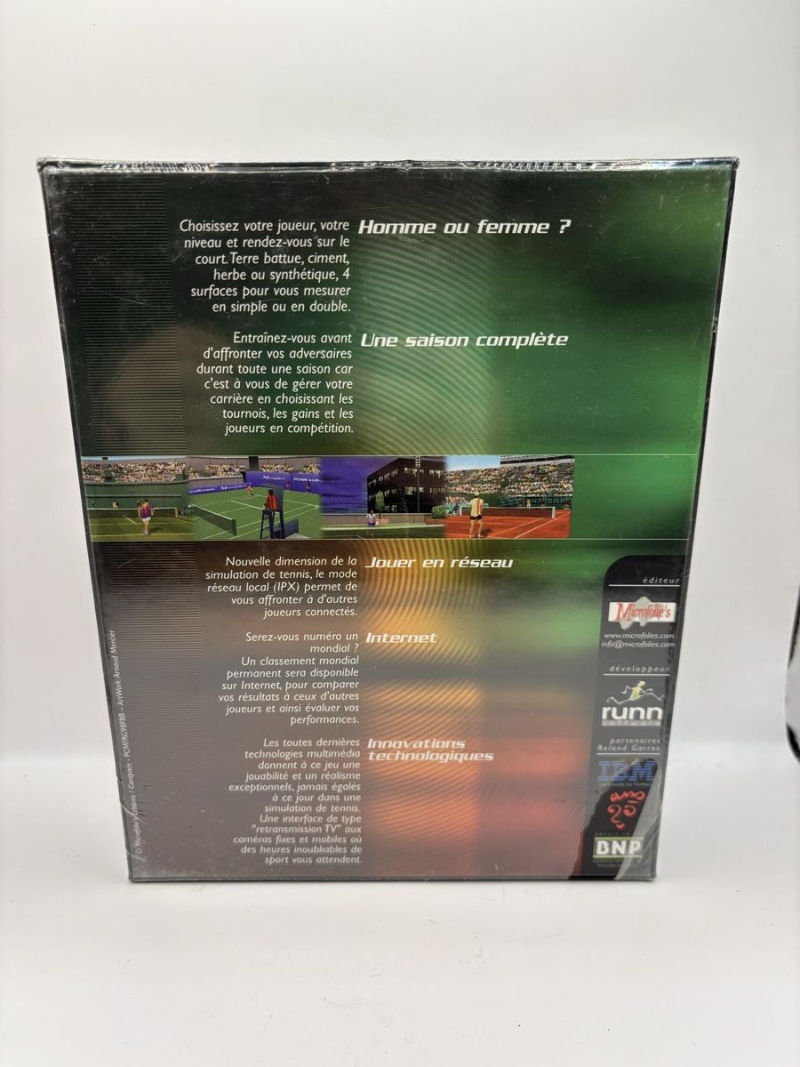 Giochi: Roland Garros 1998 Big Box NEW – Nuovo e nell'imballaggio originale da Genève venduto da sho_67qj 1