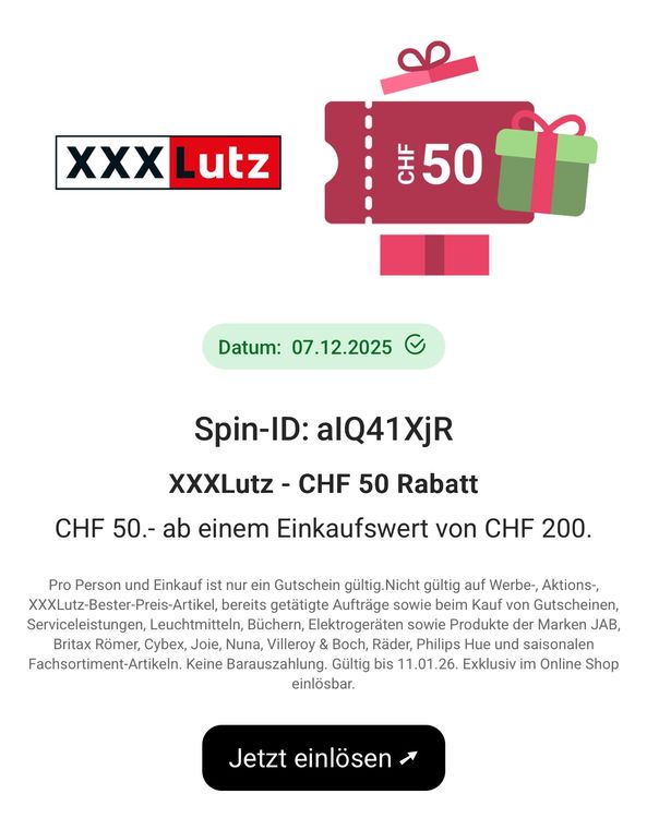 Xxl Lutz Gutschein Pin Code
