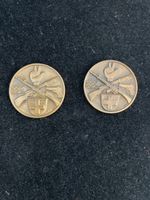 X 609 ) 2 Medalien Schützen 1989 und 1991