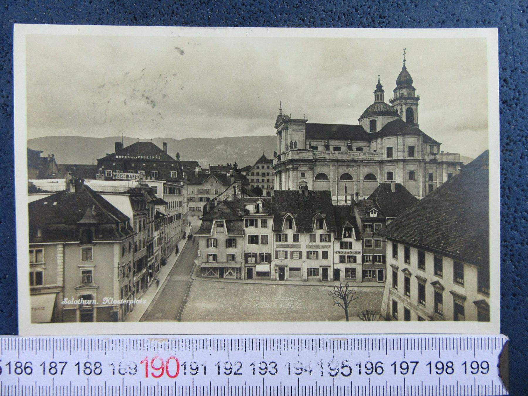 Cartes postales: SOLOTHURN KLOSTERPLATZ 1927 – D'occasion à Ettingen par Hausi4711