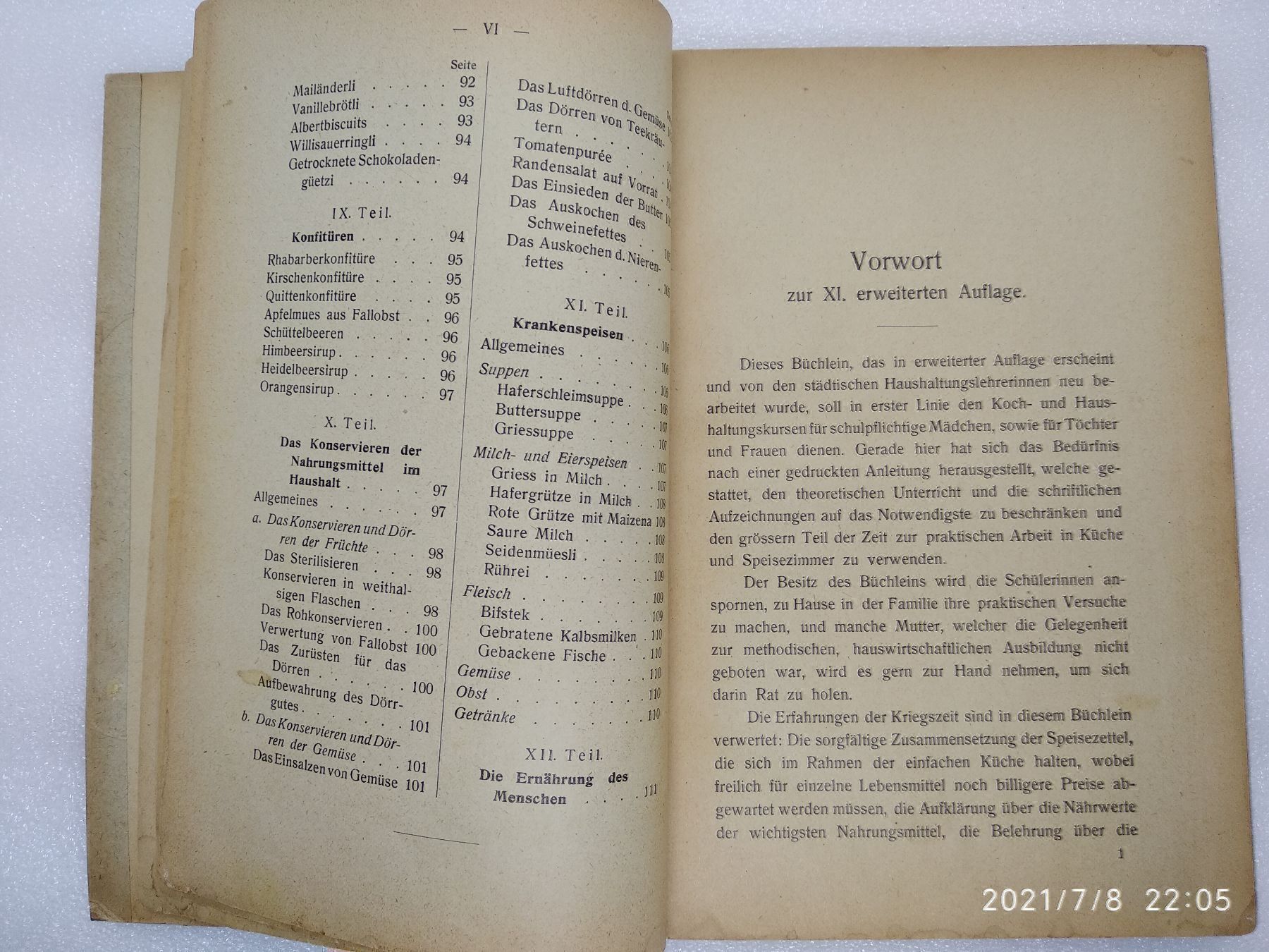 Bücher: KOCHBUCH 1921 – Gebraucht aus Goldach von Gaip 5
