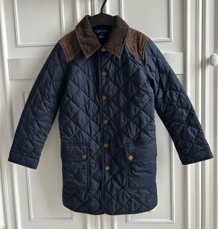 Ralph Lauren girls quilted barn jacket Mantel 7 Y NP 289 CHF
