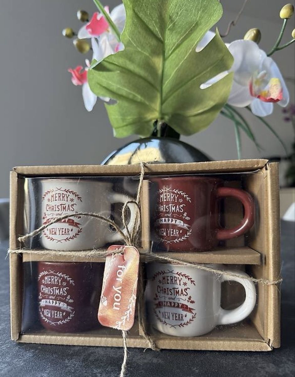 Tazze: Tazzine da caffè natalizie – Nuovo e nell'imballaggio originale da Stabio venduto da van_5cry 1