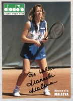 Orig. Autogramm - MANUELA MALEEVA-FRAGNIÈRE