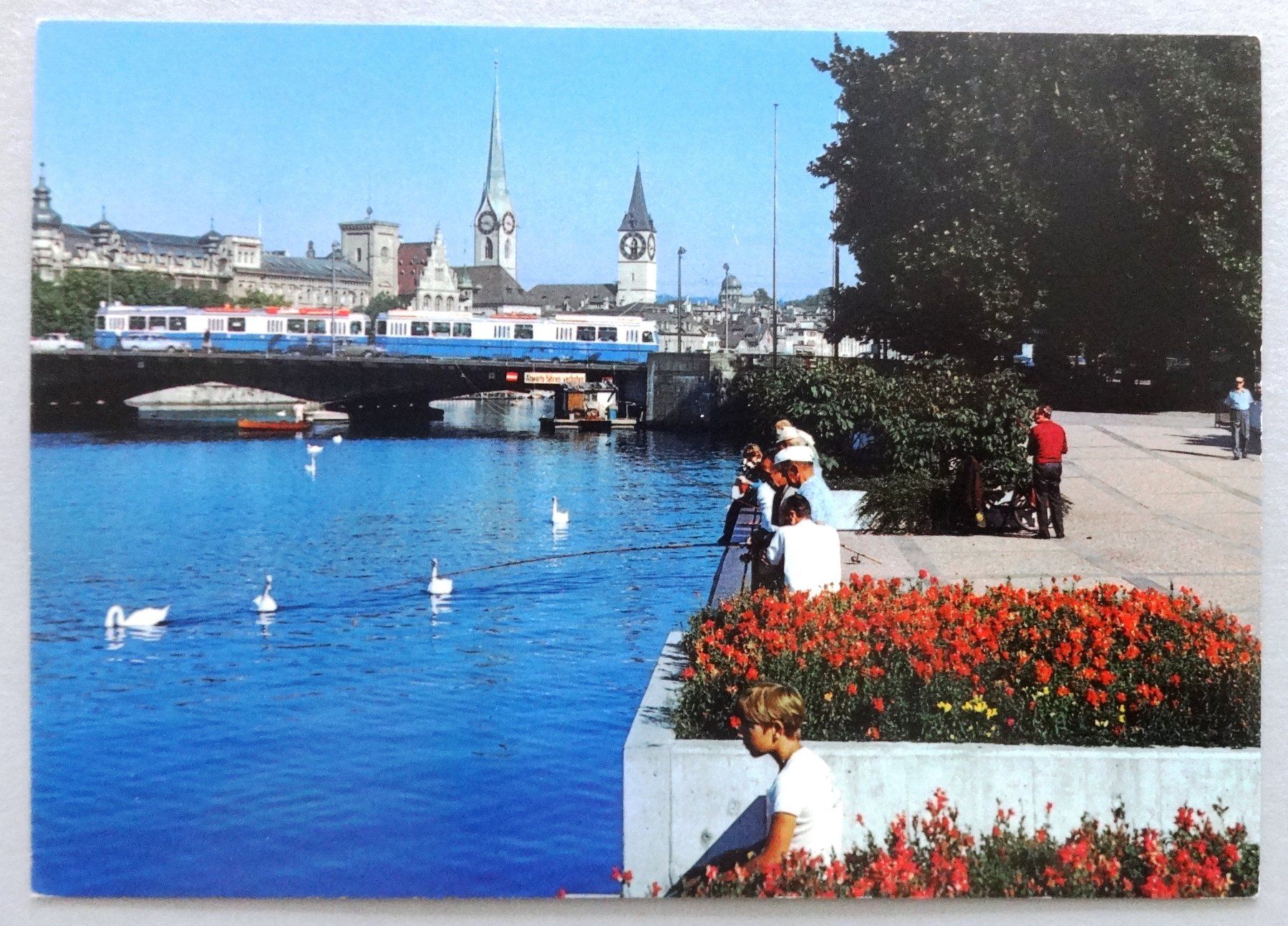 Ansichtskarten: Zürich, Utoquai – Gebraucht aus Fétigny von Billy2miny