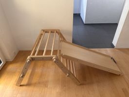 Ette Tete Mopitri Pikler Dreieck mit Rutsche und 5. Element