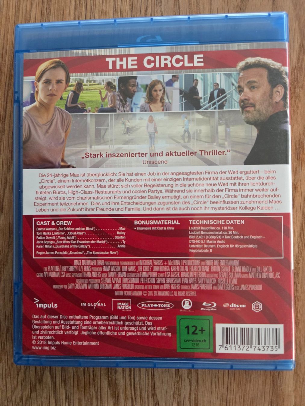 Alle DVDs: The Circle (Blu-Ray) – Neu (gemäss Beschreibung) aus Niederhelfenschwil von George27 1