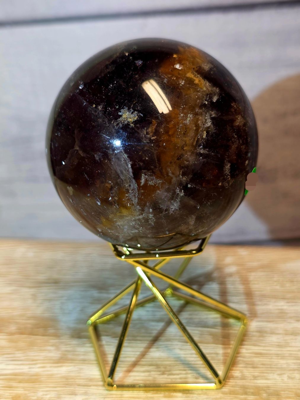 Minerali & Pietre curative: African Galaxy Fluorit Kugel D 62mm 383g – Nuovo e nell'imballaggio originale da Matzingen venduto da Shay_Crystalz 3