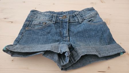 Coole Jeans Shorts, verstellbar, Gr. 128, Top Zustand!