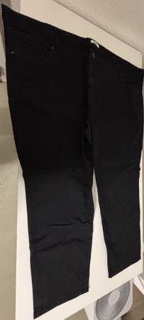 C&A schwarze Jeans Hose lang