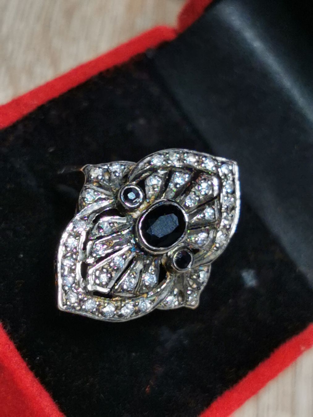 Bagues: Damen Silber 925 Ring Ring mit Saphire – Neuf (Voir description) à Schlieren par vlalif 5