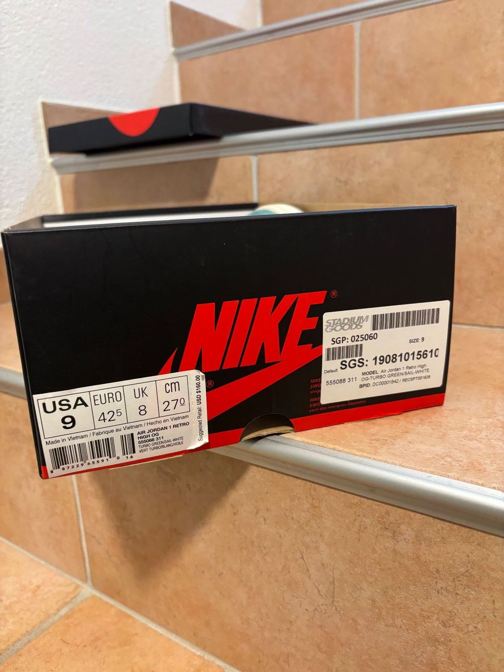 Jordan Scarpe da uomo: Jordan 1 High Turbo green – Usato da Cottens FR venduto da ginop 5