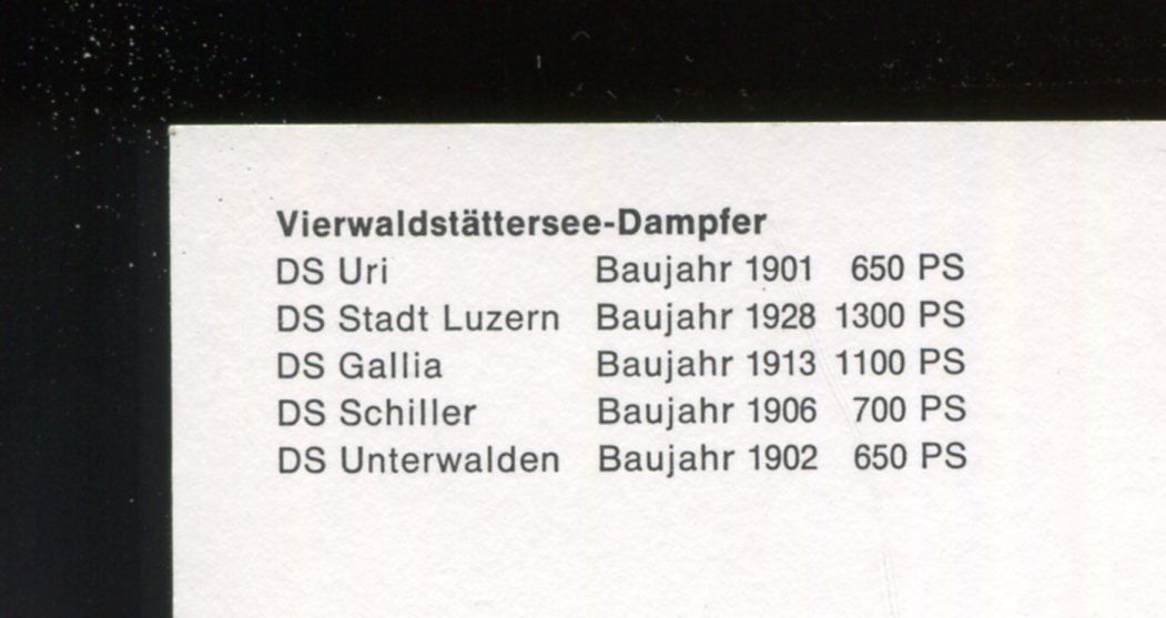 Cartoline postali: Vierwaldstättersee, Dampfer – Usato da Aarau venduto da Elmaar41 1