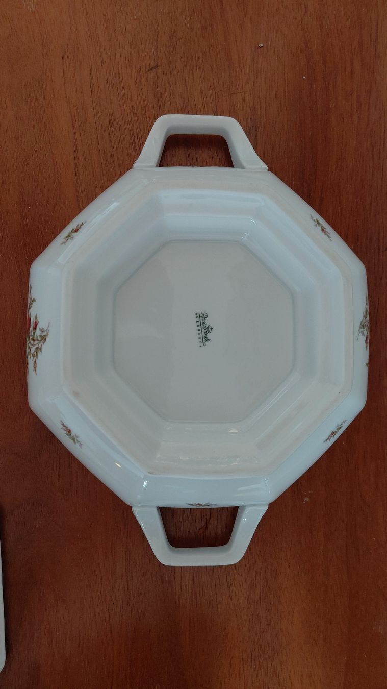 Rosenthal Ciotole: Rosenthal, Moosrose, Schüssel mit Deckel, 20 cm – Usato da Pratval venduto da AdK 3