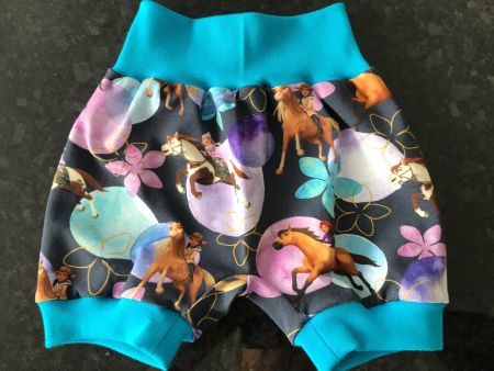 Kurze Pumphose Mitwachshose Pferd Spirit 86/92 NEU