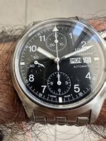 IWC Pilot Chronograph 3706 Automatik Stahlband