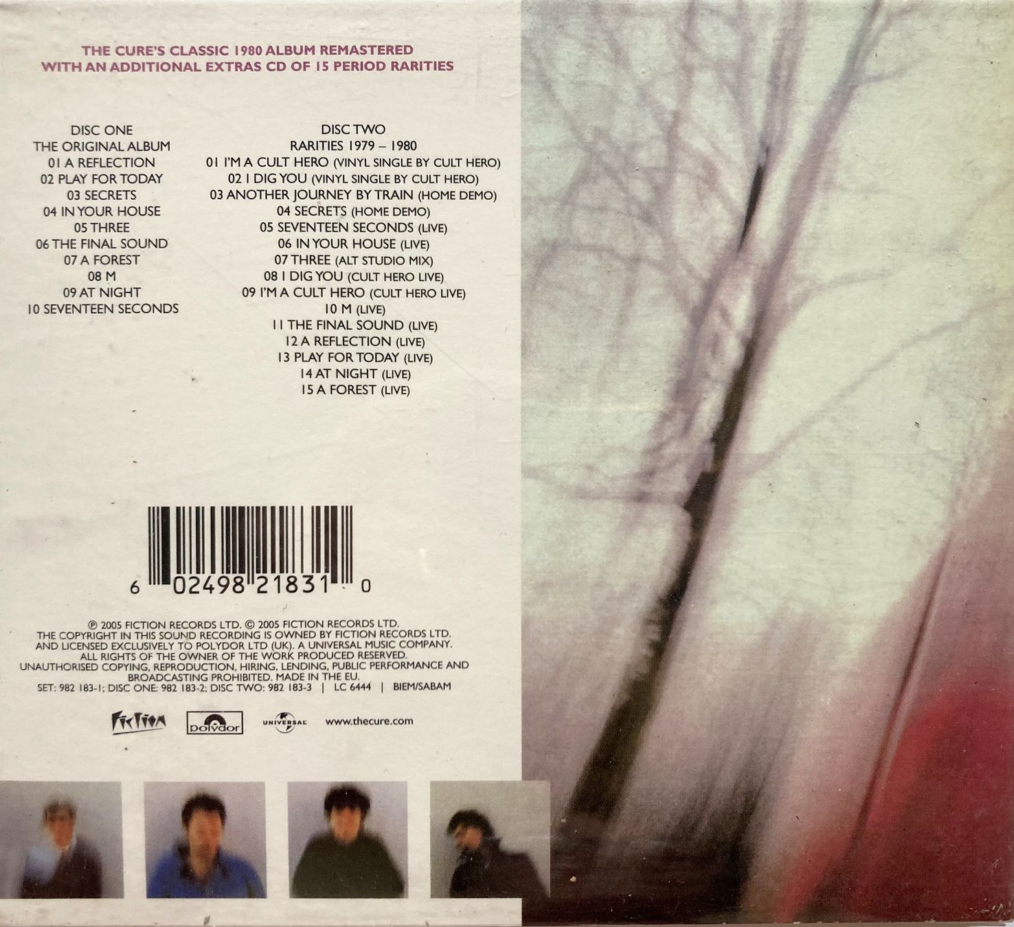 CD: THE CURE - SEVENTEEN SECONDS – Usato da Bottens venduto da hotter-than-hell 1