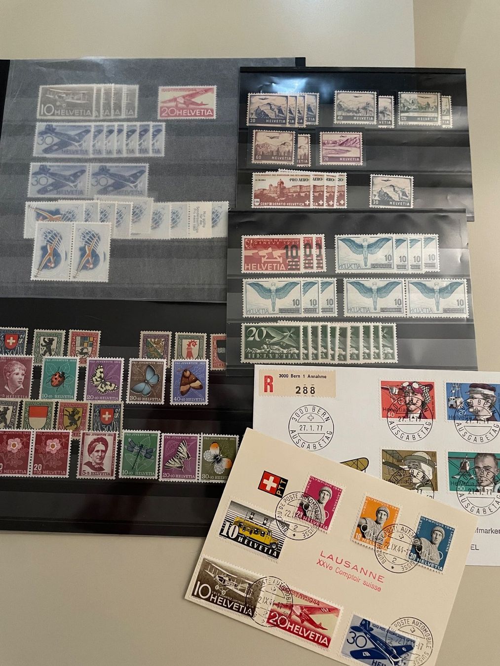 Alle Briefmarken: Schönes Lot Schweizer Briefmarken – Neu (gemäss Beschreibung) aus Aarau von Matros1 1