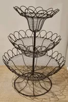 Deko-Etagere, Metall, Vintage Stil, 3-stufig