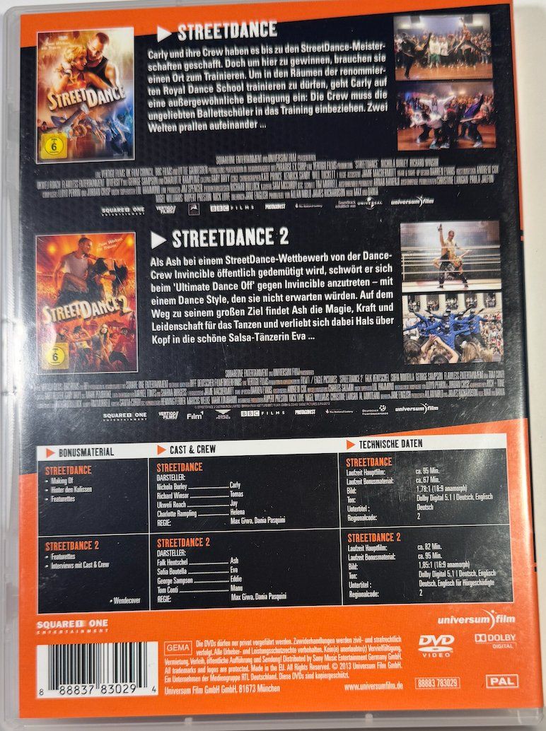 Tutti i DVDs: 2 DVDs STREET DANCE 2 – Usato da Wisen venduto da gigisna 3