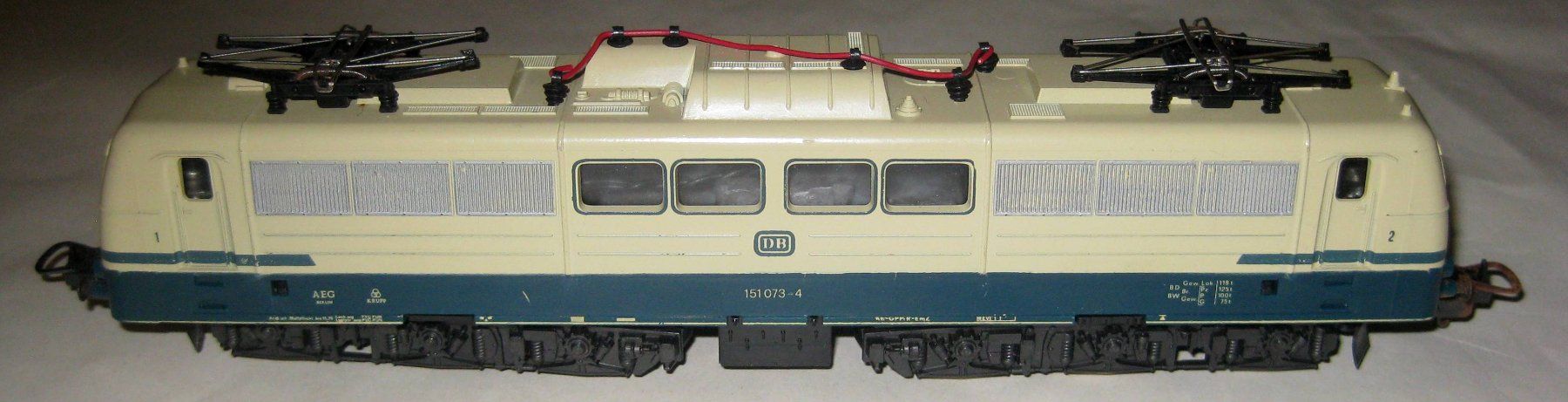 Lima Modellini di ferrovie: Lima 208055 BR 151 073-4 DB, DC – Usato da Yverdon les Bains venduto da f751m