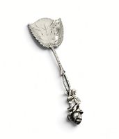 Zuckerlöffel Hildesheimer Rose Silber 800 Vintage