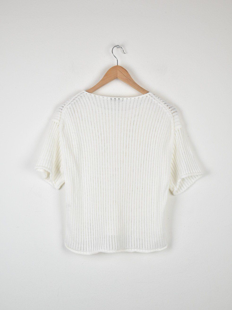 Massimo Dutti Maglioni & Felpe: Massimo Dutti Kurzarmpullover Gr.M, weiss – Usato da Nürensdorf venduto da 2ND_STORY 2