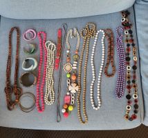 Modeschmuck Konvolut Ketten Armband Ohrringe