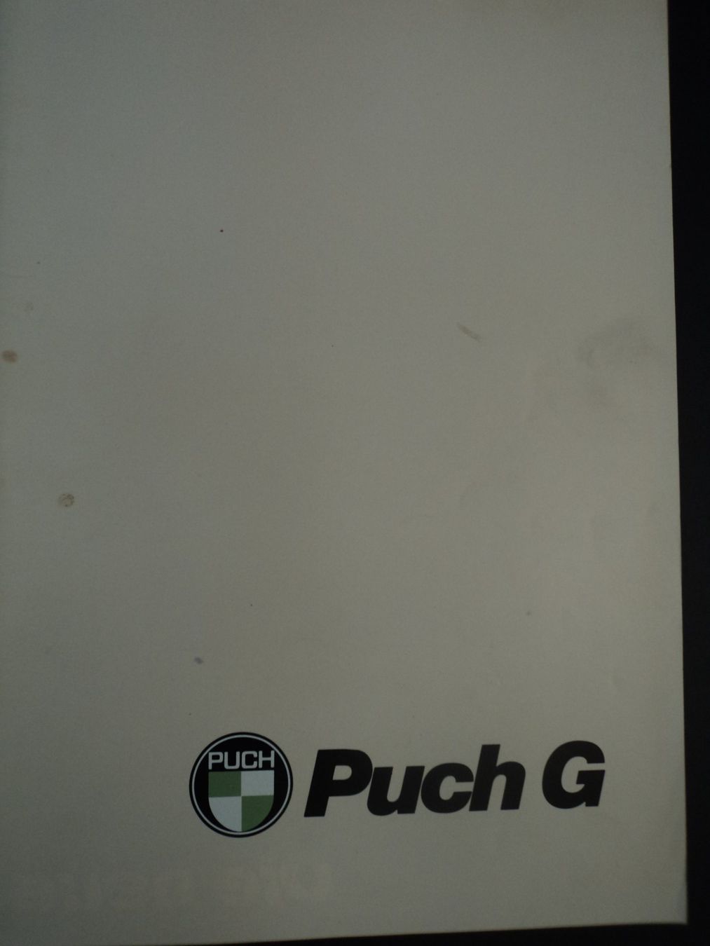 Puch Documents: Prospekt Puch G 1984 Steyr Daimler Puch – D'occasion à Schwarzenburg par modelCARama 1