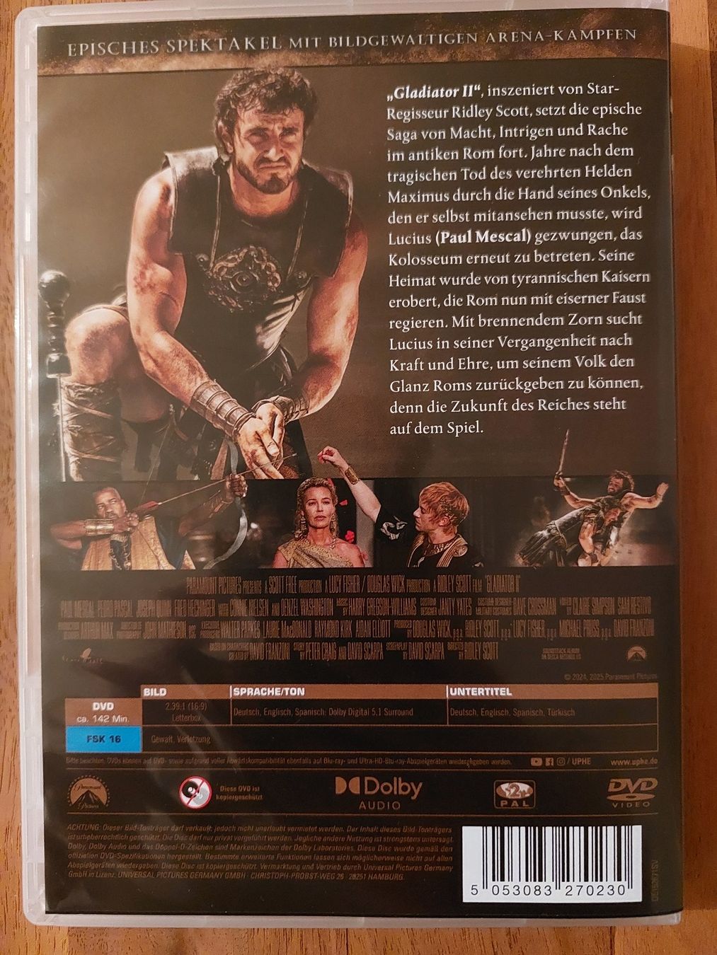 Alle DVDs: DVD - Gladiator II 2 – Gebraucht aus Rheinfelden von FilmAuktion 1