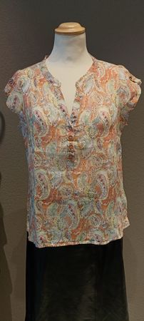 Nile Sommer Bluse, Grösse XS, Paisley Muster, Top Zustand