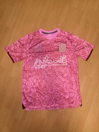 Pinkes Palestina Trikot Grösse L