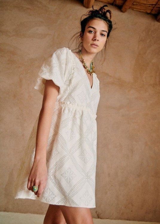 Sezane robe outlet blanche