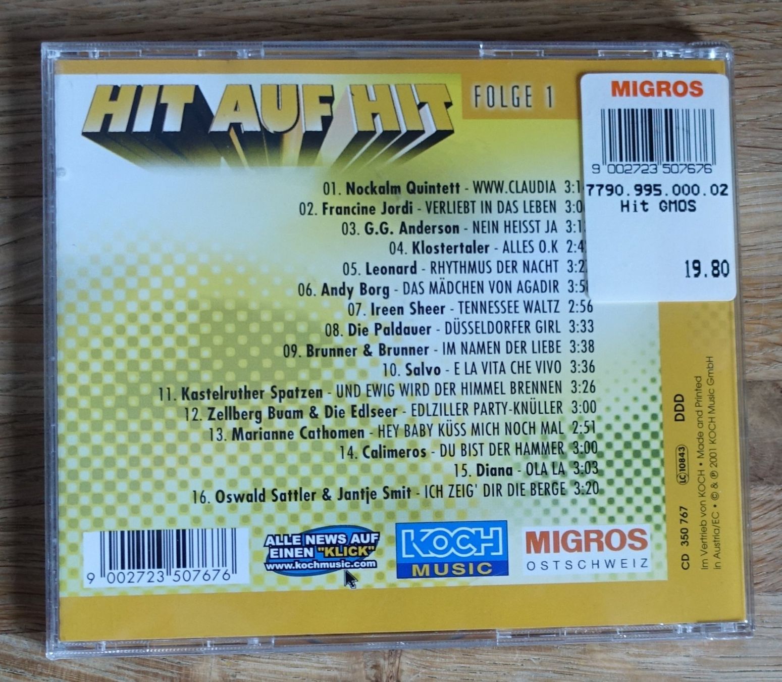 CD: Hit Auf Hit - Folge 1 - F35 – Usato da Sessa venduto da fraenklishop 1