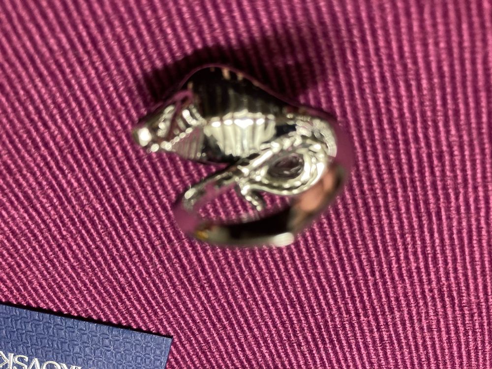 Gothic Snake Ring – Verstellbarer Strass-Schlangenring, Silberfarben, Für Frauen